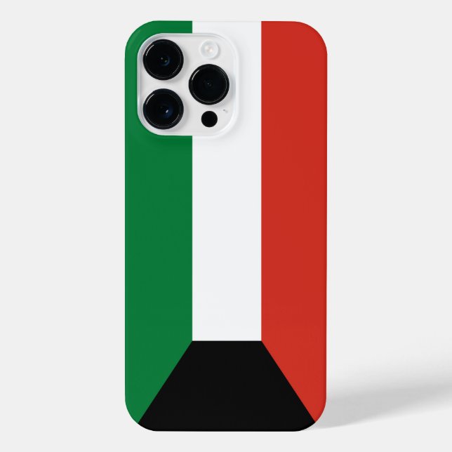 Funda Para iPhone Bandera de Kuwait (Reverso)