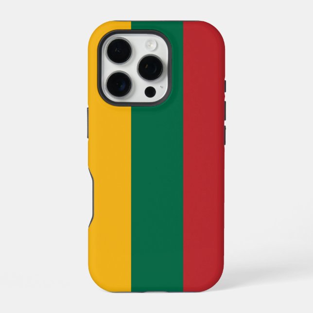 Funda Para iPhone Bandera de Lituania (Reverso )