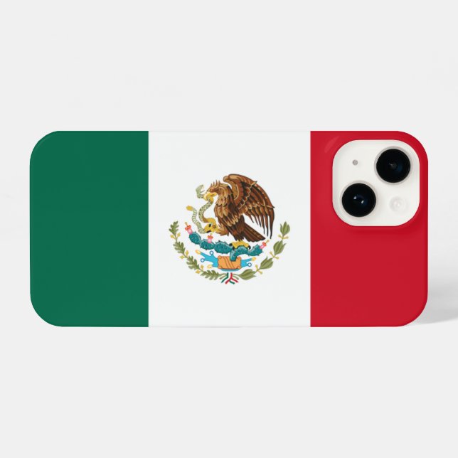 Funda Para iPhone Bandera de México (Reverso Horizontal)