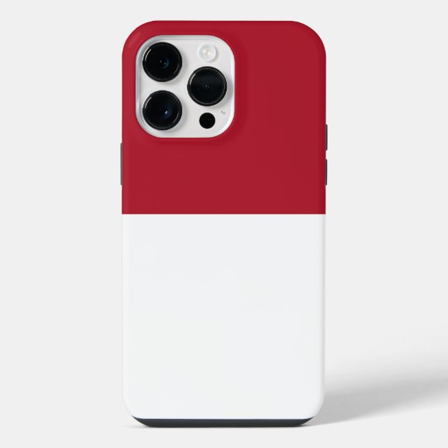 Funda Para iPhone Bandera de Mónaco (Reverso )