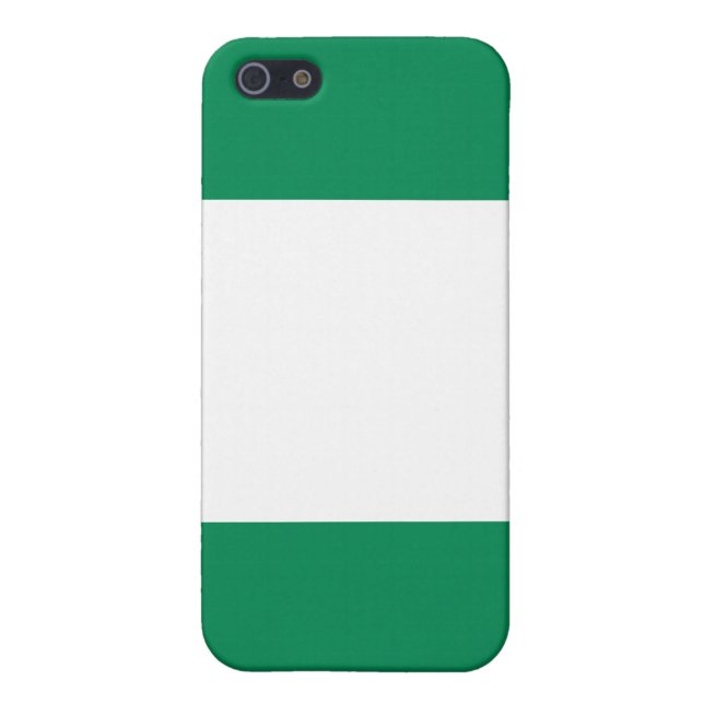Funda Para iPhone Bandera de Nigeria (Atrás)