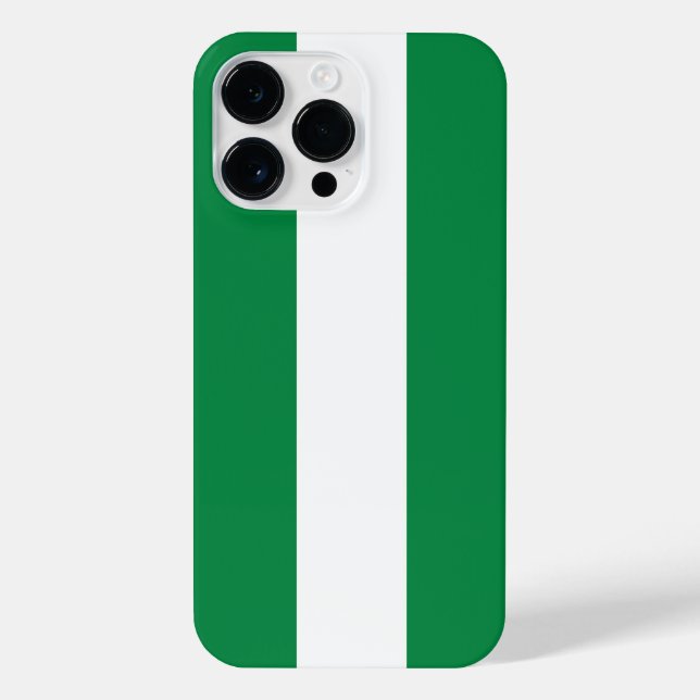 Funda Para iPhone Bandera de Nigeria (Reverso)