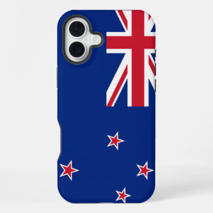 Funda Para iPhone 16 Plus Bandera de Nueva Zelanda