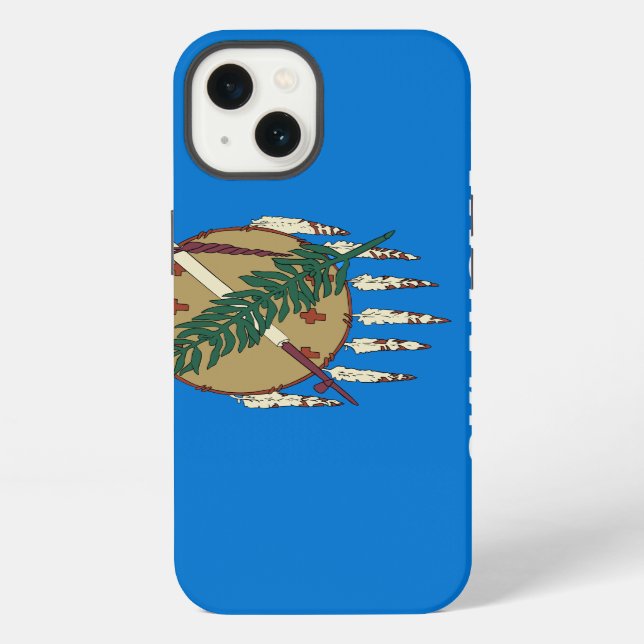Funda Para iPhone Bandera de Oklahoma (Reverso )
