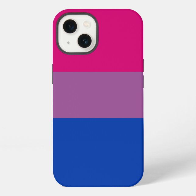 Funda Para iPhone Bandera de orgullo bisexual (Reverso )