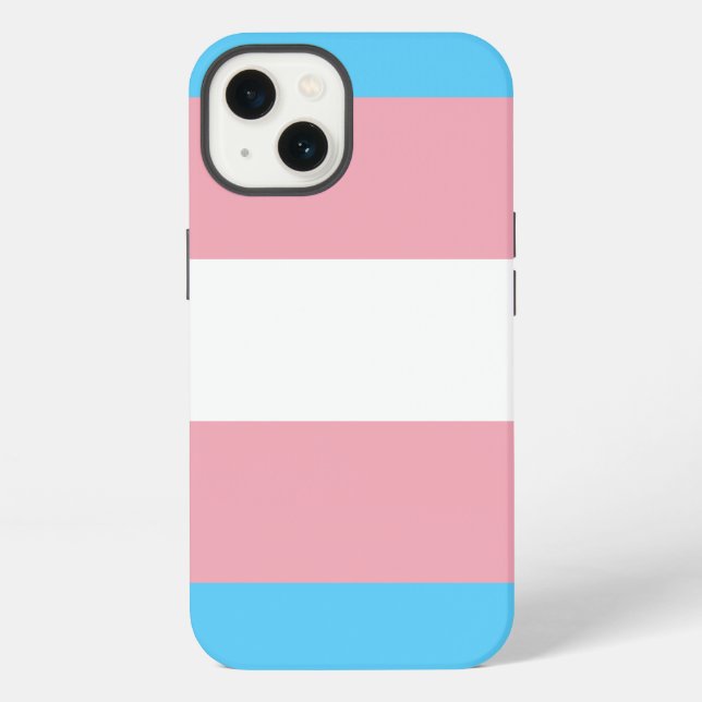 Funda Para iPhone Bandera de orgullo transgénero (Reverso )