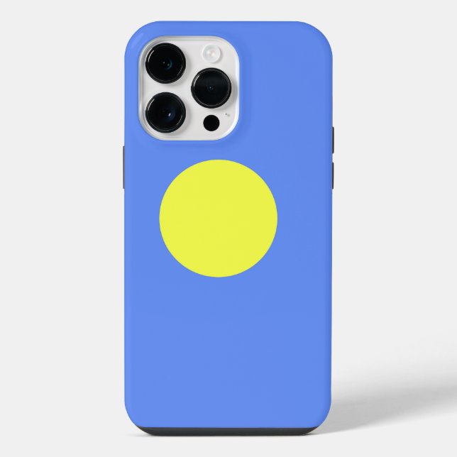 Funda Para iPhone bandera de Palaos (Reverso )