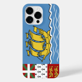 Funda Para iPhone 14 Pro Max Bandera de San Pedro y Miquelón