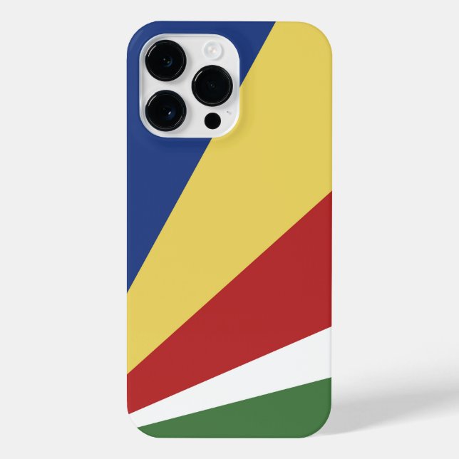 Funda Para iPhone Bandera de Seychelles (Reverso)