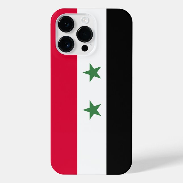 Funda Para iPhone Bandera de Siria (Reverso)