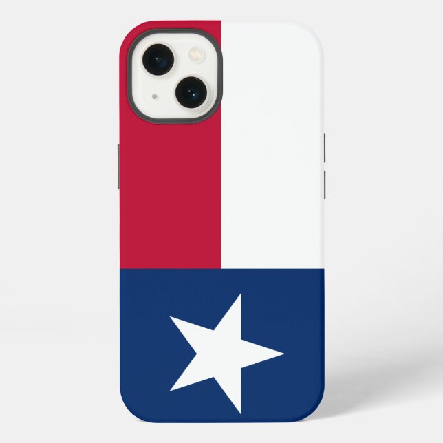 Funda Para iPhone Bandera de Texas (vertical) (Reverso )