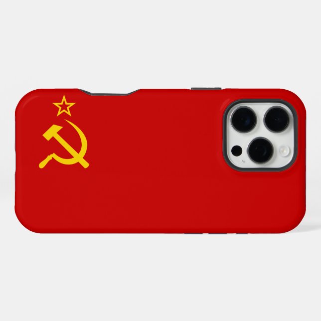 FUNDA PARA iPhone BANDERA DE URSS (Reverso Horizontal)
