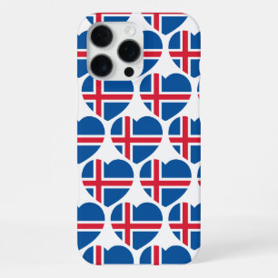 Funda Para iPhone 16 Pro Max Bandera del Corazón de Islandia