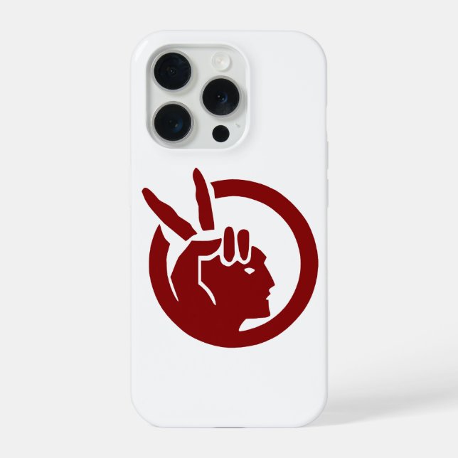 Funda Para iPhone bandera del Movimiento Indio Americano (Reverso )
