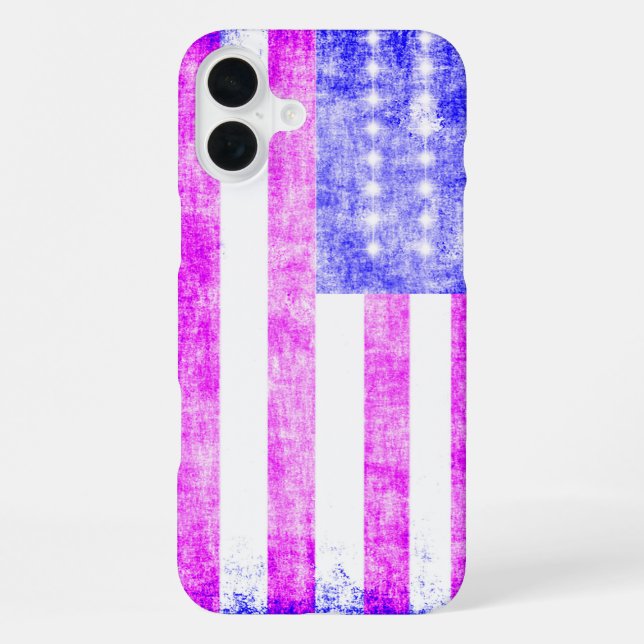 Funda Para iPhone Bandera EE.UU. (Reverso )