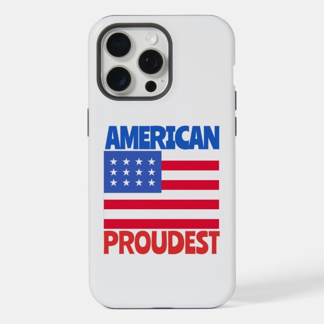Funda Para iPhone Bandera estadounidense (Reverso )