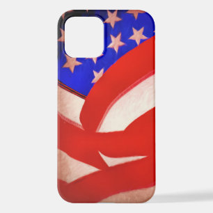 Funda Para iPhone 12 Bandera estadounidense