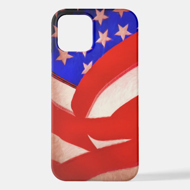 Funda Para iPhone Bandera estadounidense (Reverso )