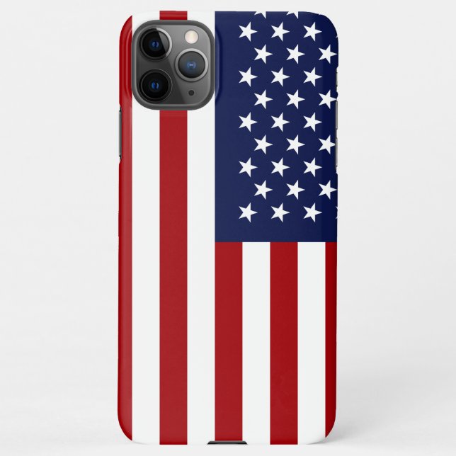Funda Para iPhone Bandera estadounidense 2 (Reverso)