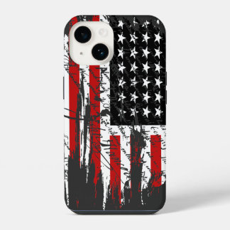 Funda Para iPhone 14 Bandera estadounidense vintage