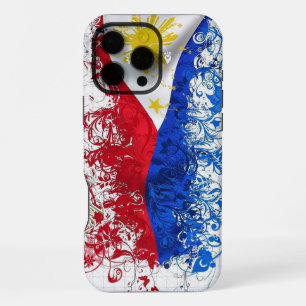 Funda Para iPhone 16 Pro Max "Bandera filipina Swirl - Edición artística para