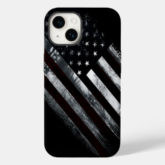 Funda Para iPhone 14 Bandera industrial norteamericana patriótica