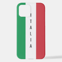 Bandera italiana Zazzle Valor básico iPhone 12 Fun
