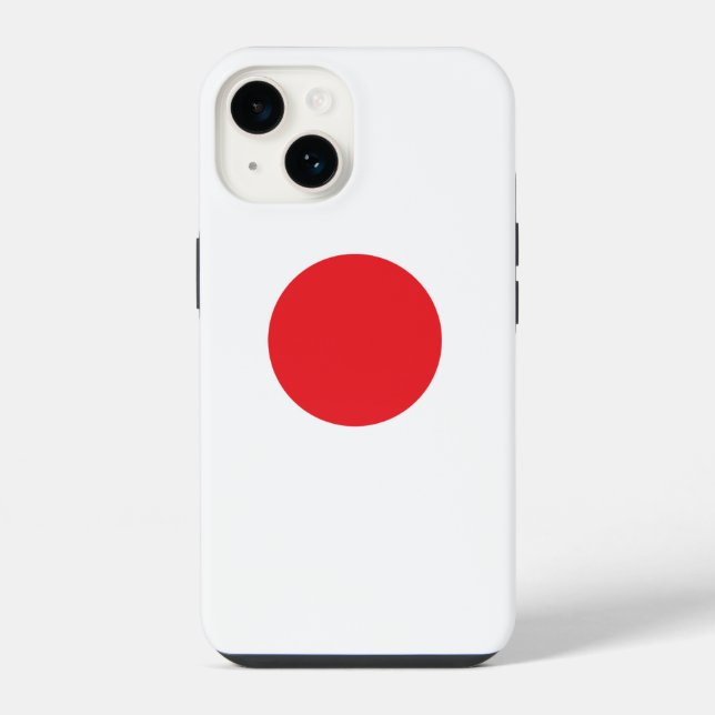 Funda Para iPhone Bandera japonesa (Reverso )