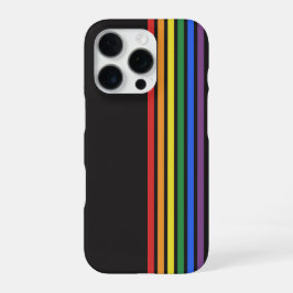 Funda Para iPhone 16 Pro Bandera LGBTQ Arcoíris