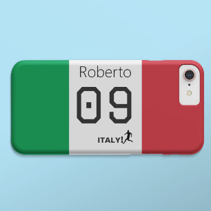 Bandera Nacional de Fútbol de Italia Colores Perso