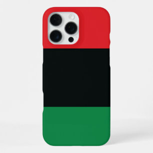 Funda Para iPhone 16 Pro Max Bandera Roja, Negra y Verde