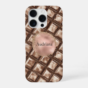 Funda Para iPhone 16 Pro Bar de vaina de chocolate