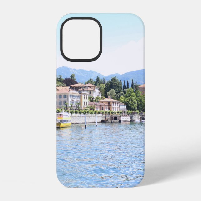 Funda Para iPhone BARCA AMARILLA ATracada CERCA DEL EDIFICIO (Reverso )