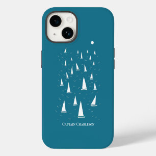 Funda Para iPhone 14 Barco de vela personalizado Náutico