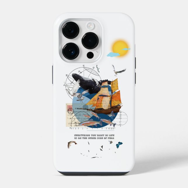 Funda Para iPhone Barco marítimo (Reverso )