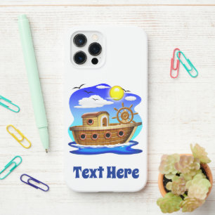 Funda Para iPhone 12 Pro Barco Pesquero Dibujo Animado