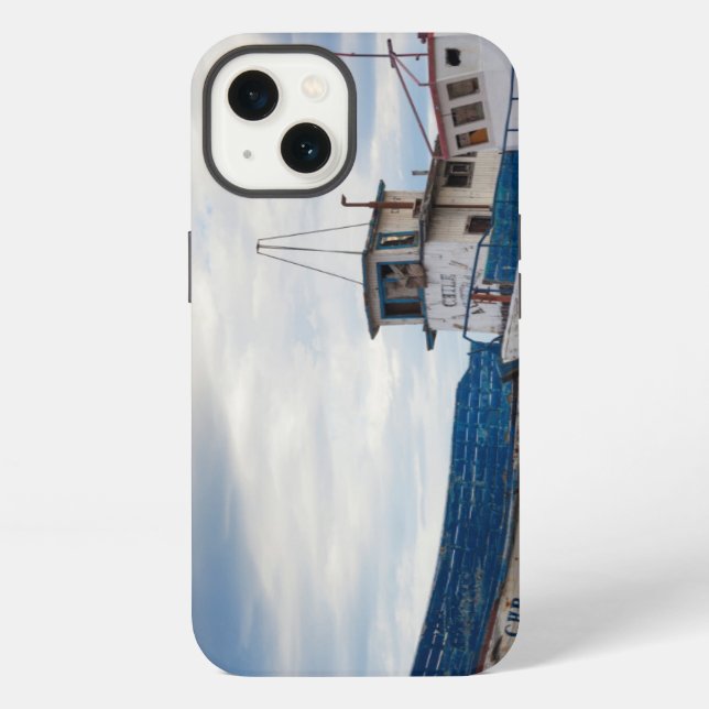 Funda Para iPhone  Barcos de pesca (Reverso )
