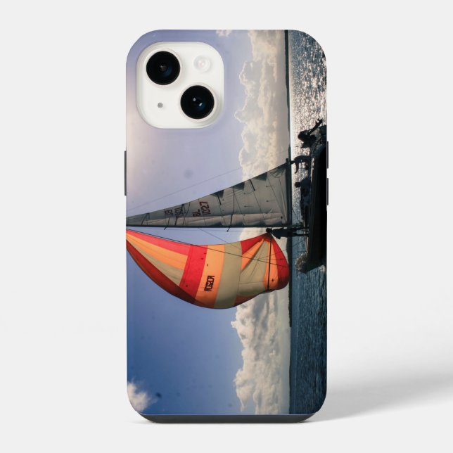 Funda Para iPhone Barcos de vela (Reverso )