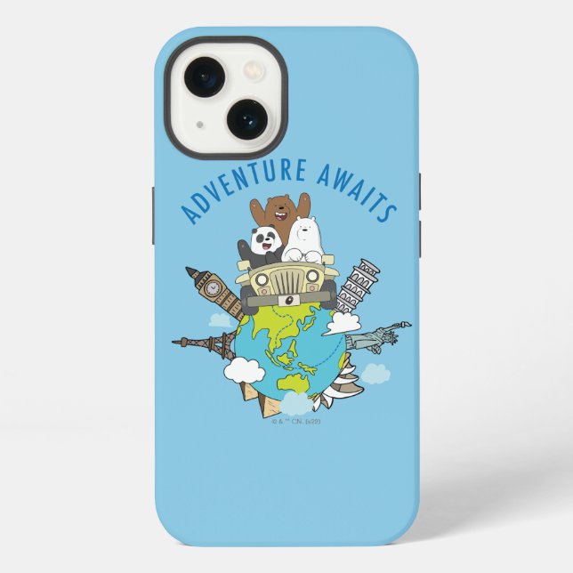 Funda Para iPhone Bare Bears - Aventura (Reverso )