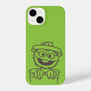 Funda Para iPhone 14 Barrio Sésamo   Oscar el Grouch