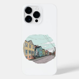 FUNDA PARA  iPhone 14 PRO MAX BARRIO SUBURBANO GEORGE STREET NEWFOUNDLAND
