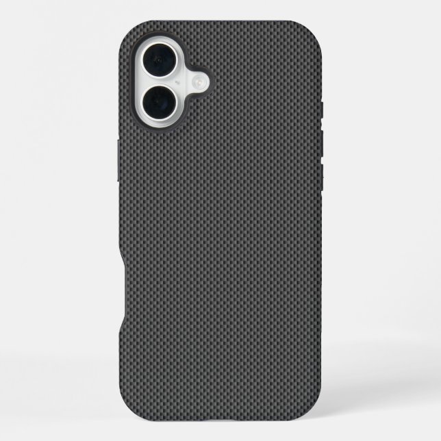 Funda Para iPhone Base de fibra de carbono negro (Reverso )