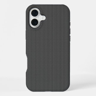 Funda Para iPhone 16 Plus Base de fibra de carbono negro