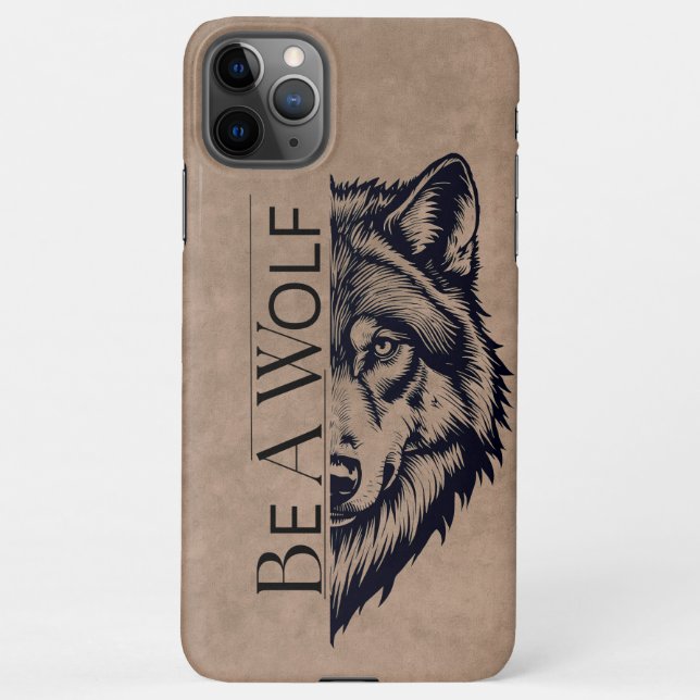 Funda Para iPhone Be a wolf (Reverso)