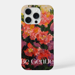 Be Gentle Bold Floral Arte Abstracto iPhone 15 Pro