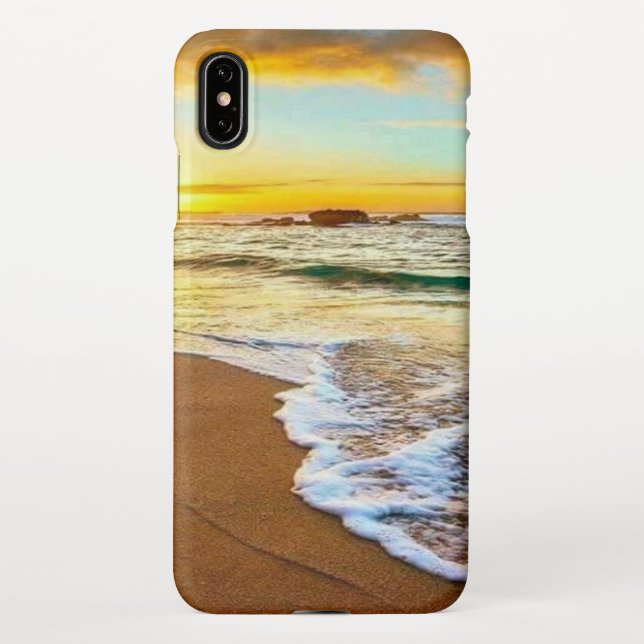 Funda Para iPhone Beach Sunset (Reverso)