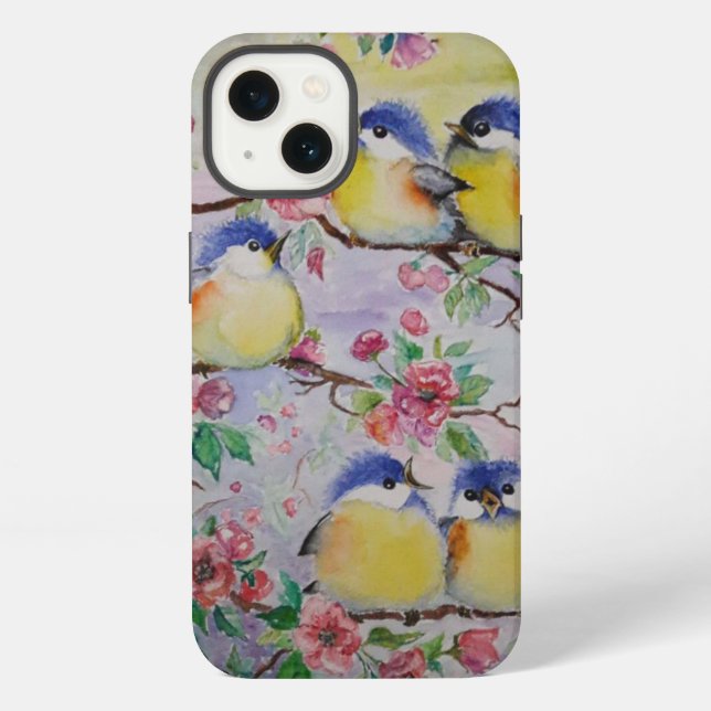 Funda para iPhone Beautiful Sparrows Primavera (Reverso )