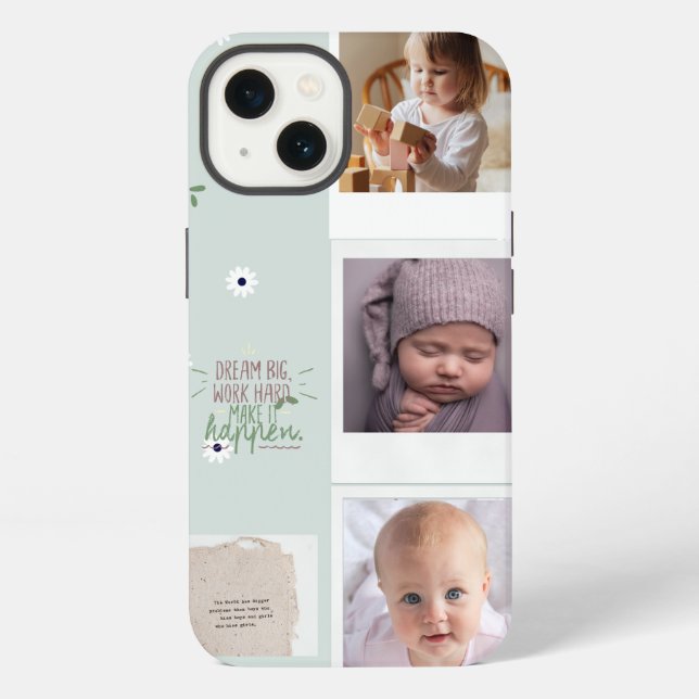 Funda Para iPhone bebé con grandes deseos (Reverso )