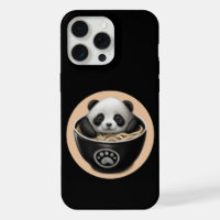 Bebé Cute Panda Bear En Un Tazón De Ramen