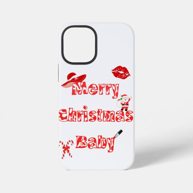 Funda Para iPhone Bebé de Navidad (Reverso )